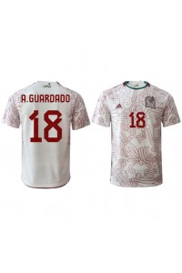 Mexico Andres Guardado #18 Voetbaltruitje Uit tenue WK 2022 Korte Mouw
